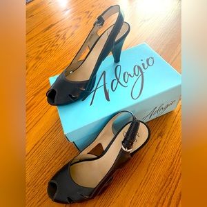 Adagio peeky toe dress shoes